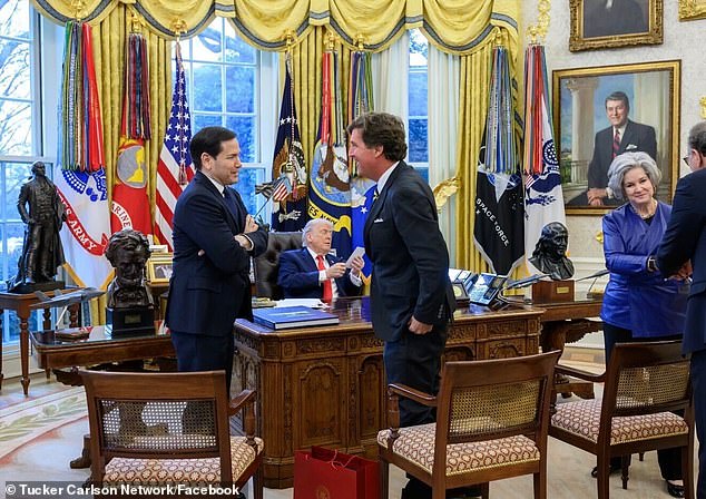 Inside Tucker Carlson’s Oval Office MAGA Drama