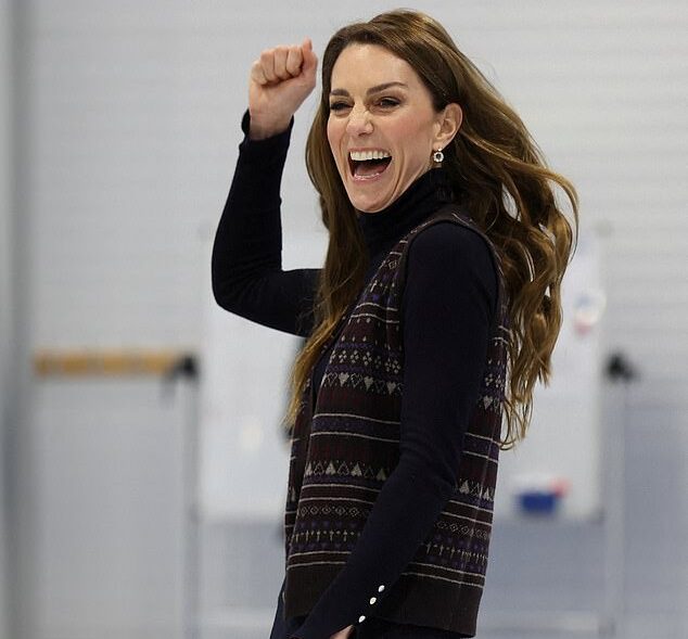 Kate Tries Curling, Still So Regal on Ice