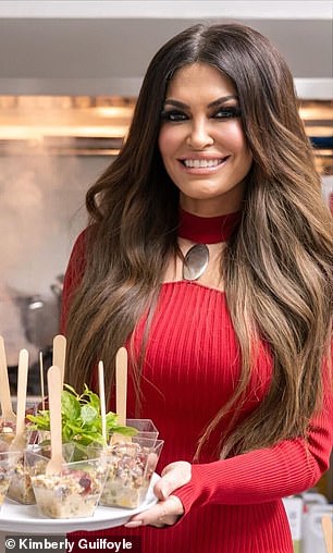 Kimberly Guilfoyle (left) and Tiffany Trump (right) with ultra-long, polished waves