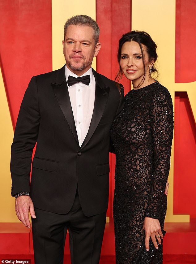 Matt Damon offers support in a group text, mentioning Artists Equity