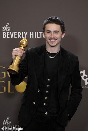 Timothee Chalamet earned Best Performance by an Actor in a Motion Picture - Musical or Comedy for Marty Supreme
