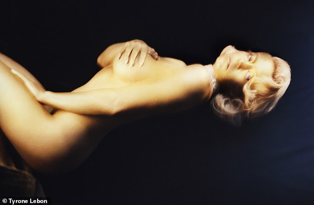 Sydney Sweeney channels Goldfinger in a gold-painted editorial image for W Magazine