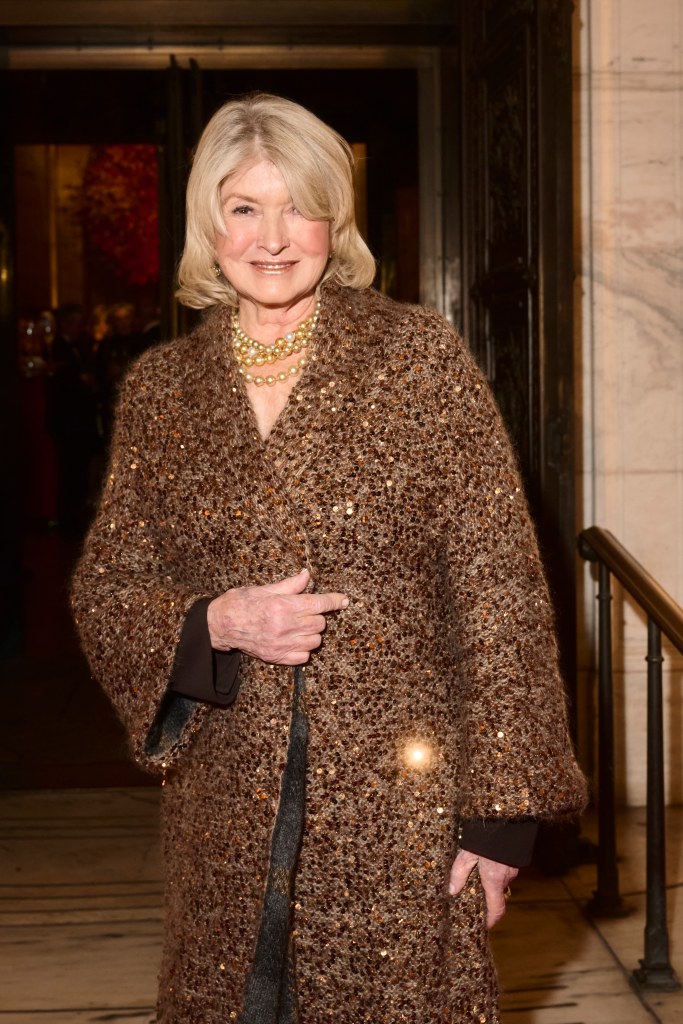 Martha Stewart at the 2025 Library Lions gala in New York City.