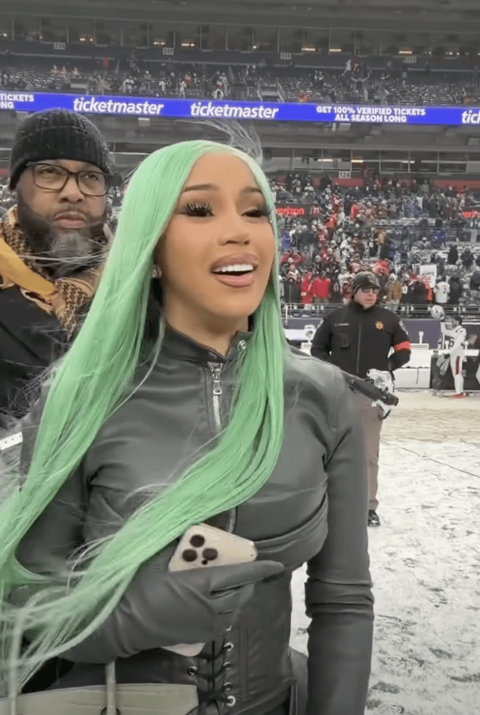 Inside Cardi B’s Freezing, Fierce Super Bowl Love Story