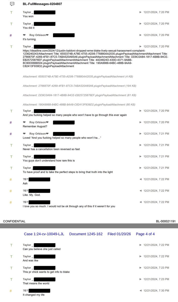 Additional screenshots from Pop Tales on X referencing the reported 'tiny violin' remark about Justin Baldoni.