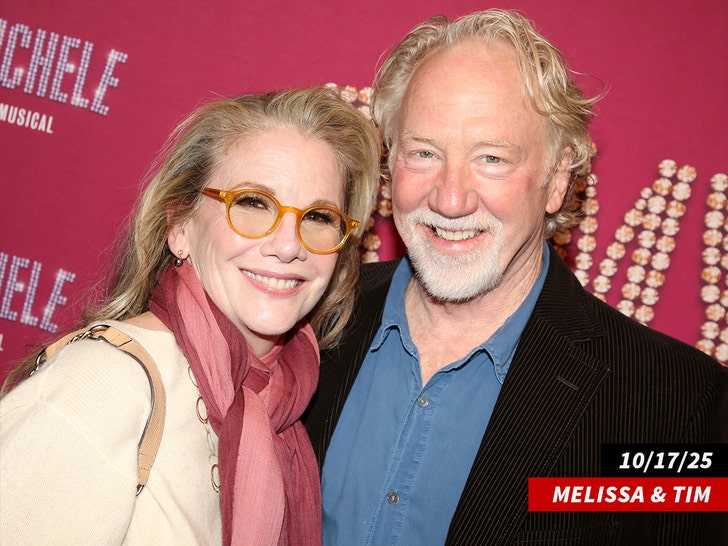 Timothy Busfield and Melissa Gilbert together at an event