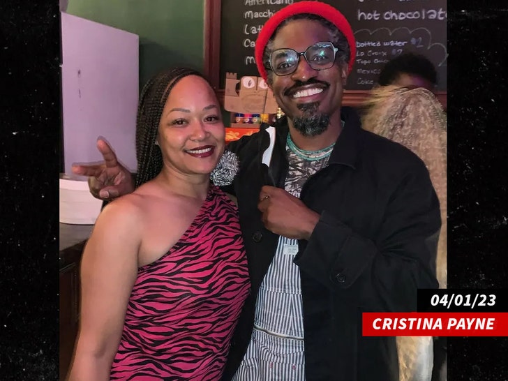 Cristina Payne outside the Hollywood Improv