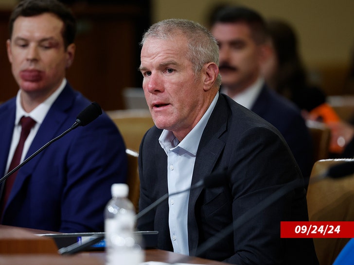 Brett Favre during a public appearance