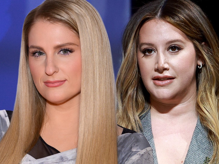 Meghan Trainor and Ashley Tisdale, composite image (Getty)