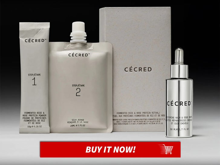 Cecred Density & Length Duo - Restoring Hair & Edge Drops with Fermented Rice & Rose Protein Ritual