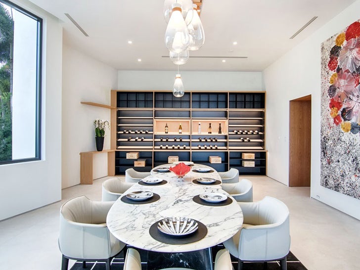 Expansive interiors with Intracoastal Waterway views inside the Musser estate