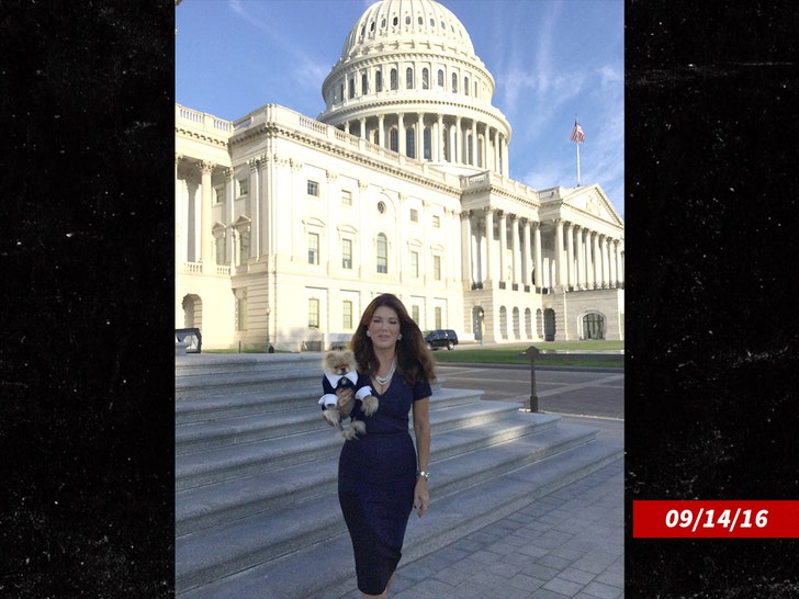 Lisa Vanderpump at the U.S. Capitol - image via X/@LisaVanderpump