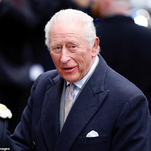 King Charles III at London Fashion Week earlier this week. It has been revealed that Charles was warned as long ago as 2019 that the Royal Family's name was being 'abused' by Andrew Mountbatten-Windsor's business associations - Daily Mail US
