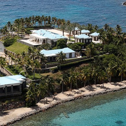 Hawking was among the global A-listers who were alleged to have passed through Epstein's 74-acre Little St James Island in the US Virgin Islands - Daily Mail US