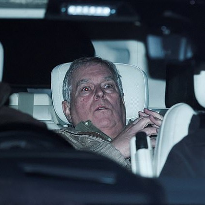 A shocked Andrew Mountbatten-Windsor as he is released from police custody on Thursday evening. Experts say his arrest for misconduct in public office could allow police to build a case that he was part of Jeffrey Epstein's sex trafficking operation - Daily Mail US
