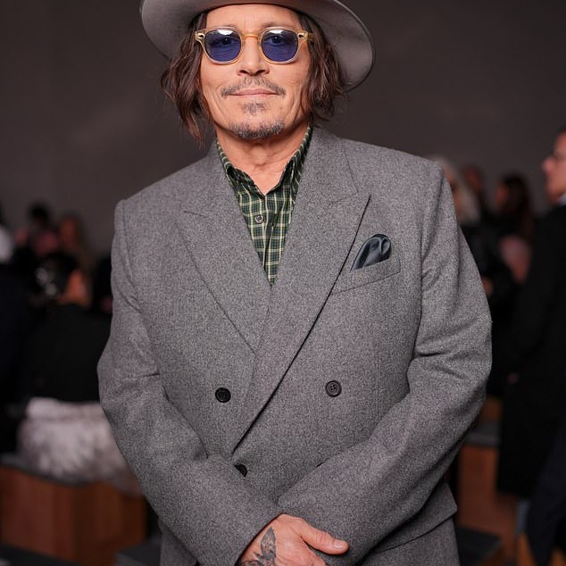 Johnny Depp let Eric Dane live 'rent-free in one of his LA homes' as he tried to ease his financial worries in the months before his death (pictured in October) - Daily Mail US