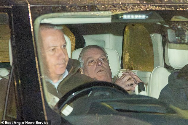 Attempts to hide came too late as photographers had already captured his face leaving the station