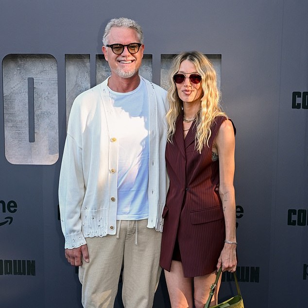 Eric Dane looked healthy and happy during his final red carpet appearance with his girlfriend Janell Shirtcliff on June 18 - just eight months before his passing at age 53 - Daily Mail