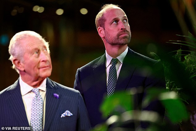 King Charles and Prince William at a joint engagement amid debate over royal workloads