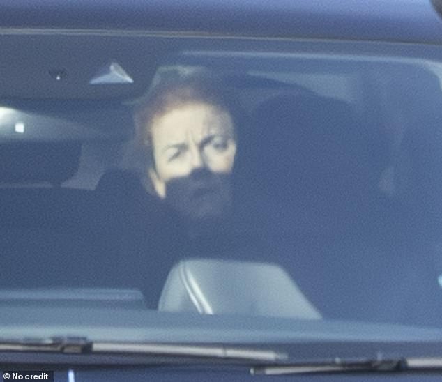 Sarah Ferguson being driven out of Royal Lodge, September 25, 2025