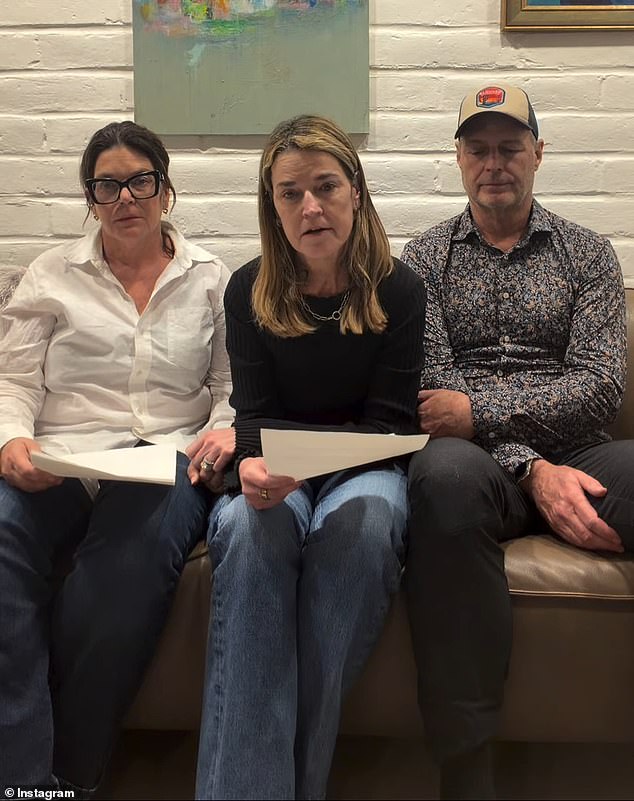 Savannah Guthrie sits with siblings Annie and Camron in an emotional video plea for their missing mother, Nancy.