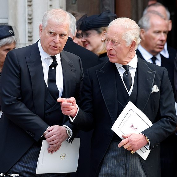 King Charles expressed his 'profound concern' about the revelations surrounding Andrew following the release of the Epstein files - DailyMailUS