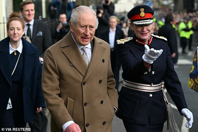 King Charles at a royal engagement