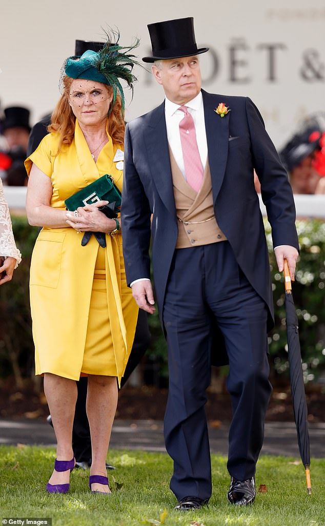 Prince Andrew and Sarah Ferguson together at a public event