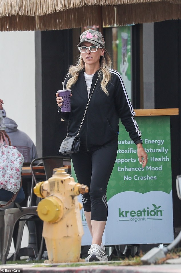 Brooke Josephson walks through Los Angeles days after confirming her divorce from producer Barry Josephson