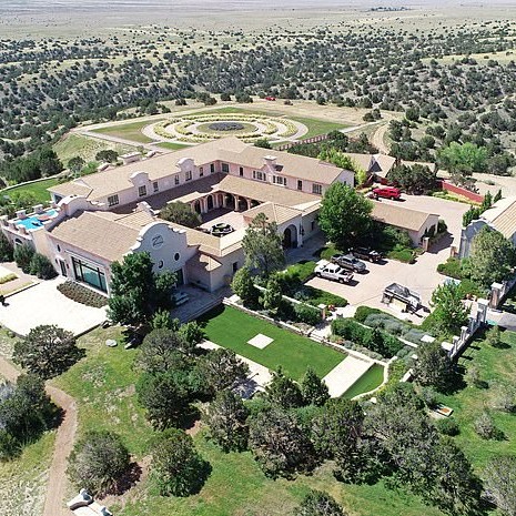 The person who sent the email claimed to have been employed at Zorro Ranch (pictured), Epstein's sprawling estate - DailyMailUS
