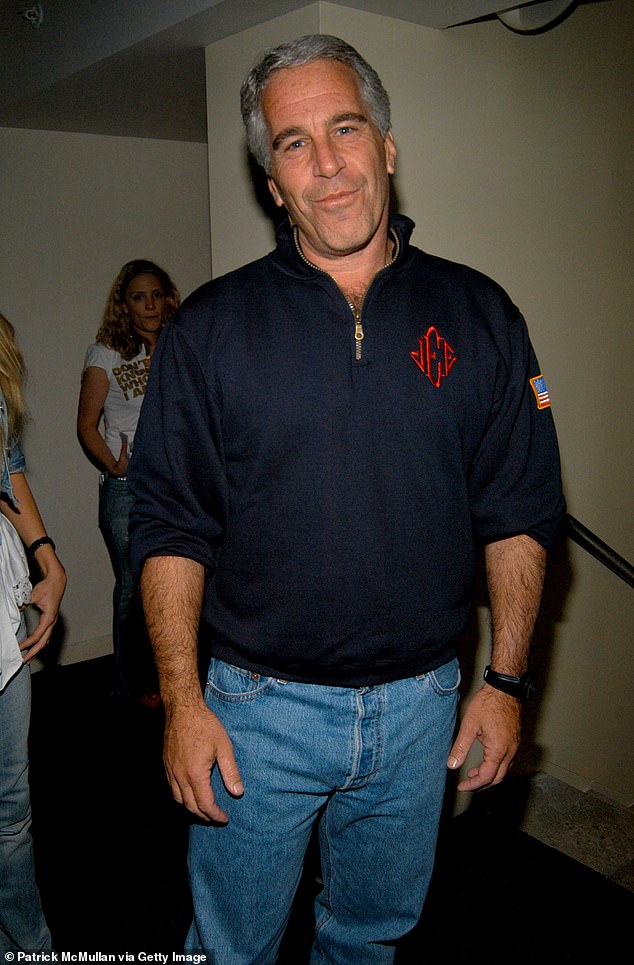Jeffrey Epstein at a public event