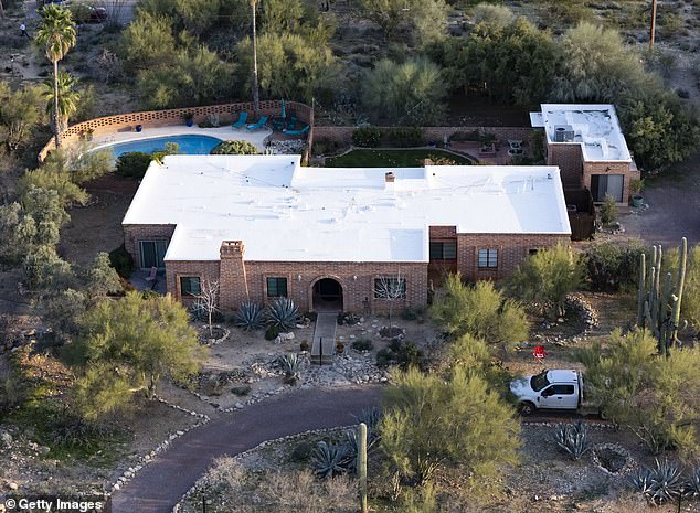 Exterior view of Nancy Guthrie's Tucson home