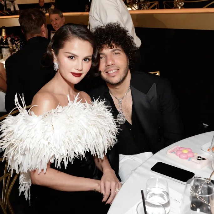 Blanco (pictured here with his wife at the 2026 Golden Globes in January) has previously spoken about his hygiene habits, admitting he doesn't shower every day. - CBS via Getty Images