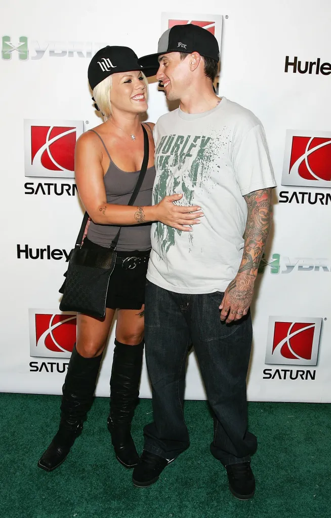 Pink and Carey Hart at Saturn's X Games 12 pre-party in 2006.