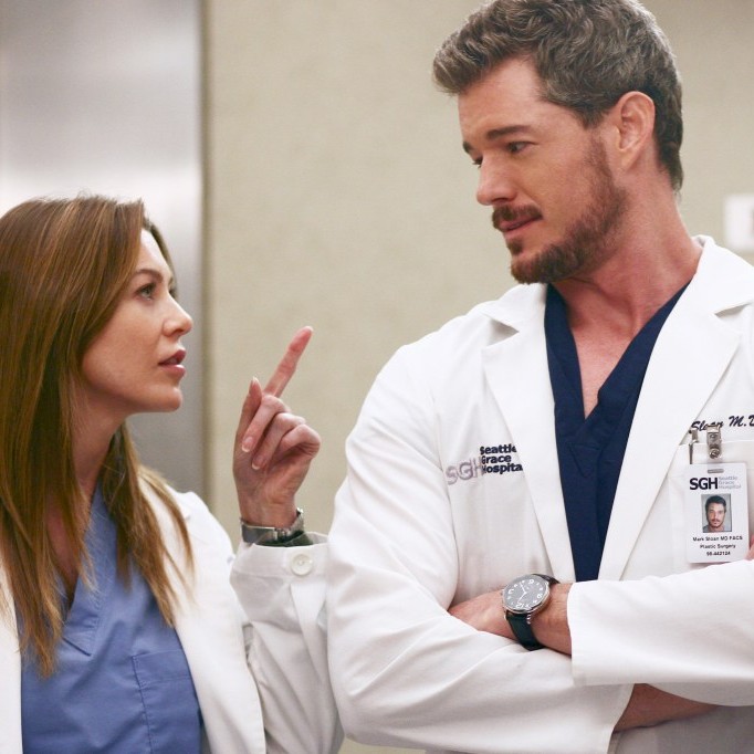 Ellen Pompeo revealed a private conversation she had with her former Grey's Anatomy castmate Eric Dane, after learning of Dane's ALS diagnosis. - pagesix