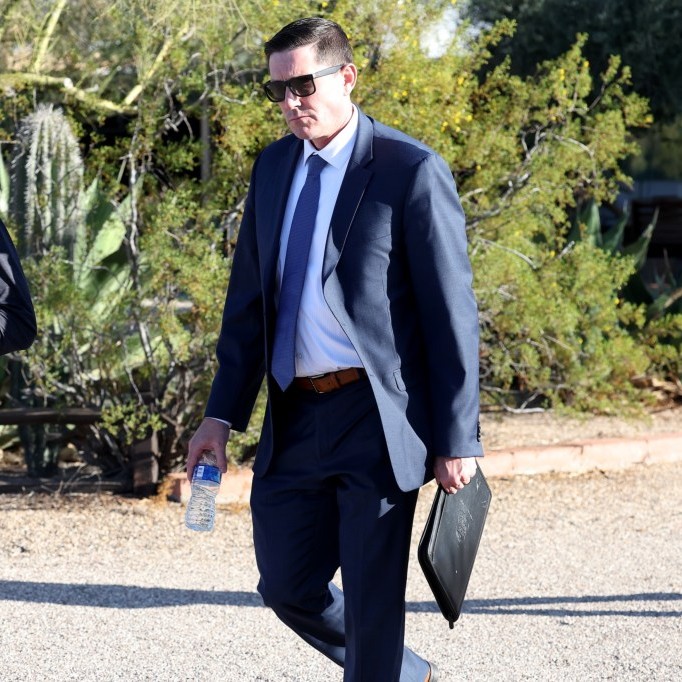 FBI agents were spotted outside Savannah Guthrie's sister Annie's Arizona home on Tuesday afternoon. - pagesix