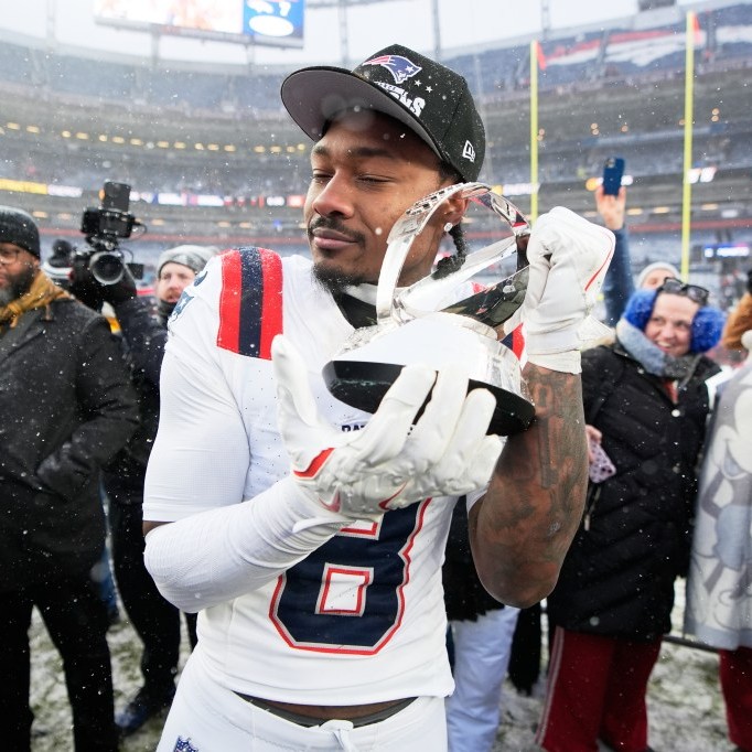 Diggs' team, the New England Patriots, are facing off against the Seattle Seahawks. - pagesix