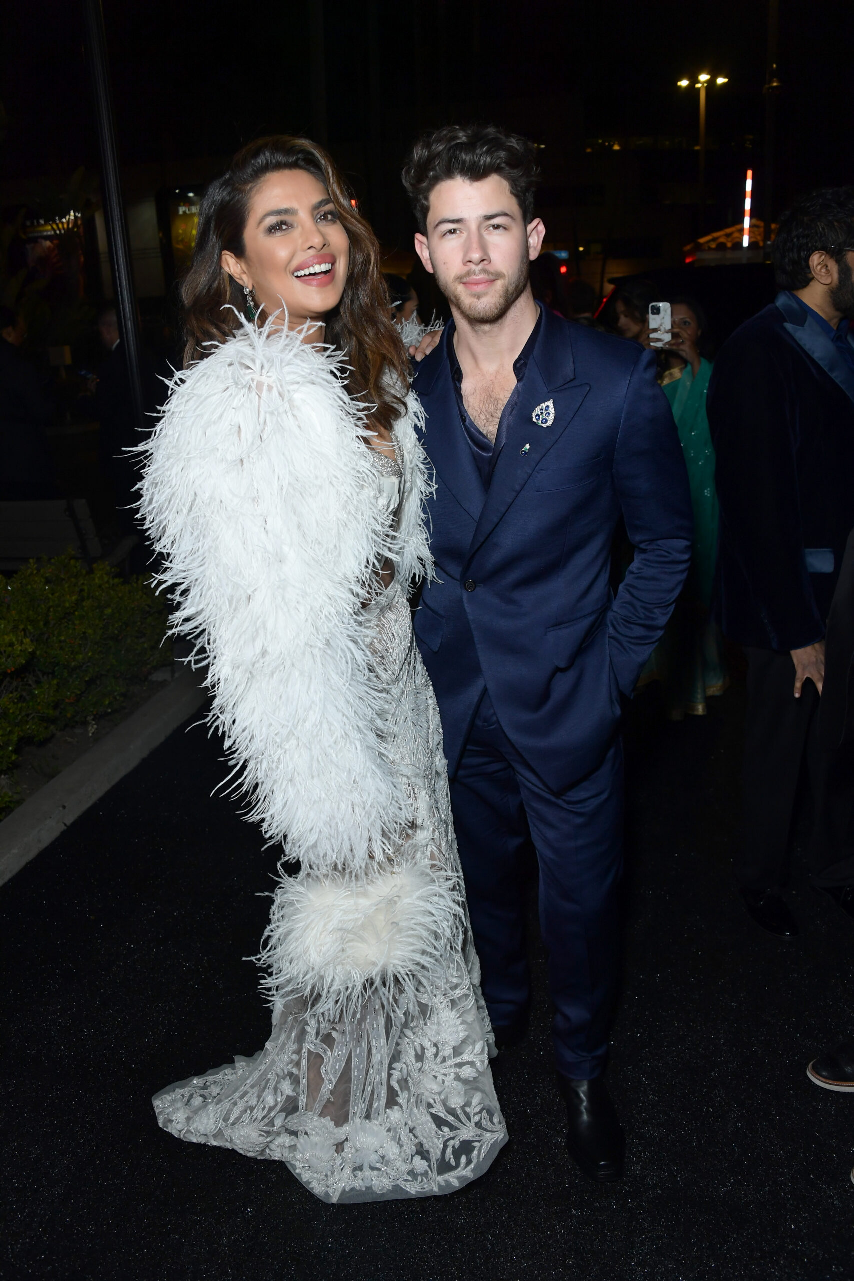 Priyanka Chopra and Nick Jonas attending the 2nd Annual South Asian Excellence Pre-Oscars Celebration.