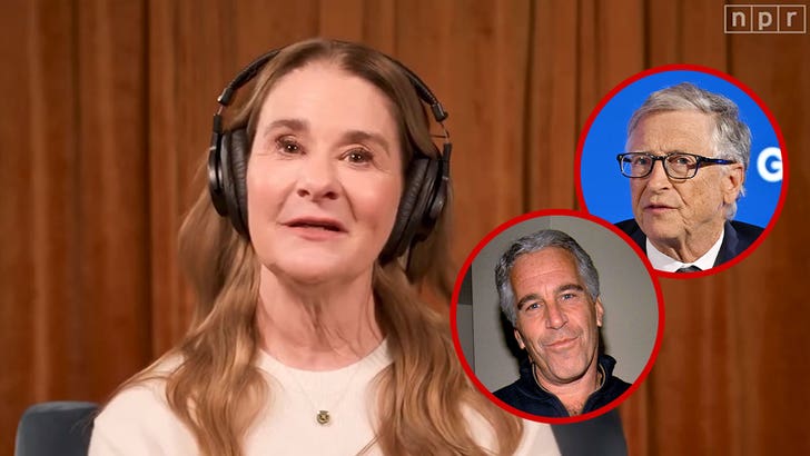 Melinda French Gates appears in a video interview, as shown in TMZ coverage