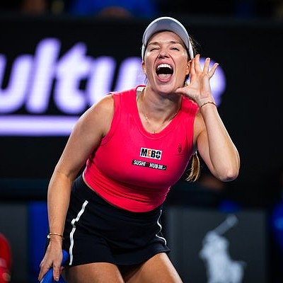 Danielle Collins broke up with her boyfriend in November and posted a public dating profile - Daily Mail US