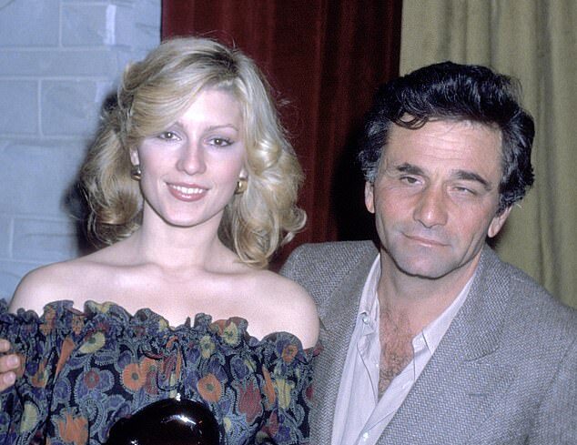 Photo: Falk first met the Pennsylvania-born beauty while filming near her hometown - and despite being married at the time, the pair later tied the knot in 1977, with the actress 22 years his junior; (pictured 1978) - Daily Mail US