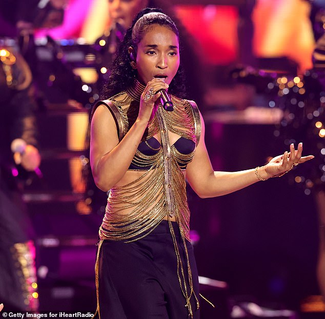 TLC member Rozonda 'Chilli' Thomas, 55, said that she is 'not MAGA' after fans slammed her for previously making Trump donations and reportedly reposting a Michelle Obama conspiracy; seen on Thursday in L.A. - Daily Mail