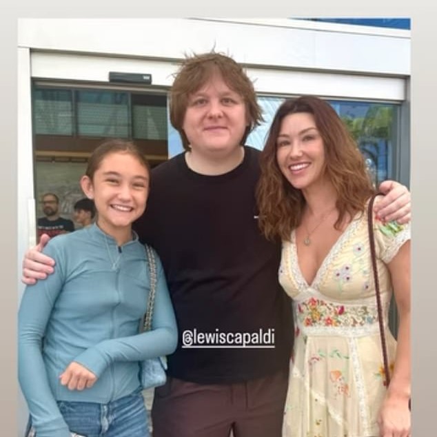 Catherine posted a snap of her daughter, who was not named, but appears to be Ada Law, as she beamed alongside the Scottish singer - Daily Mail US