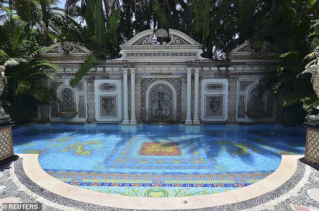 The pool at the former Gianni Versace mansion in Miami, where Suska says a party took place the night of the alleged assault.