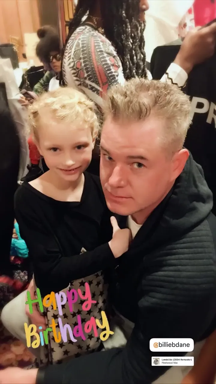 Eric Dane with young Billie in a throwback photo shared by Gayheart