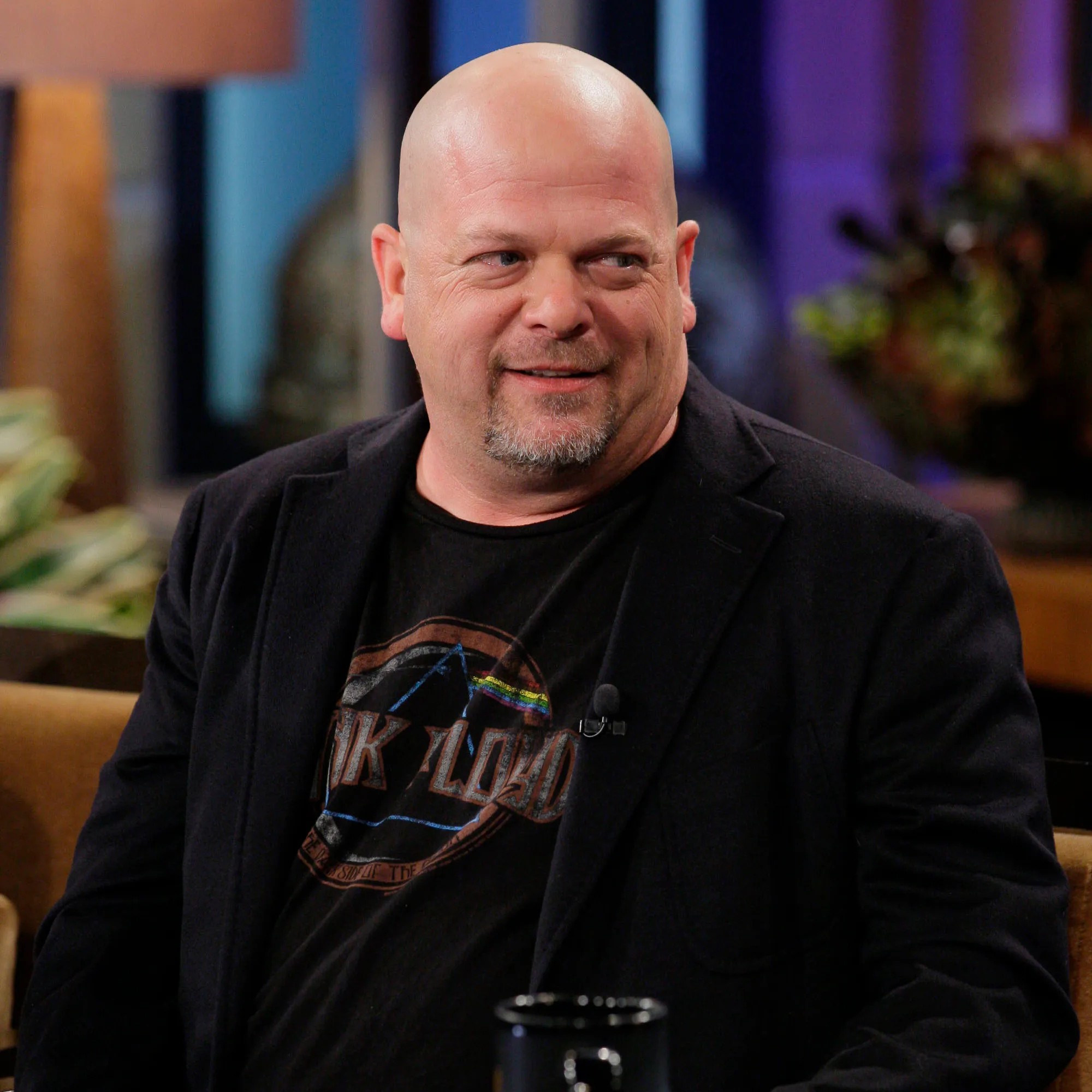 "Pawn Stars" personality Rick Harrison pushed back on his son's claim that he needs help with hospital bills following a motorcycle crash. He's seen here during a TV appearance in 2013. - NBCU Photo Bank/NBCUniversal via Getty Images