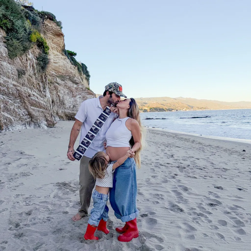 Brody Jenner and wife Tia Blanco announced they're expecting their second child together with an adorable family beach pic on Instagram Saturday. - Instagram/@brodyjenner