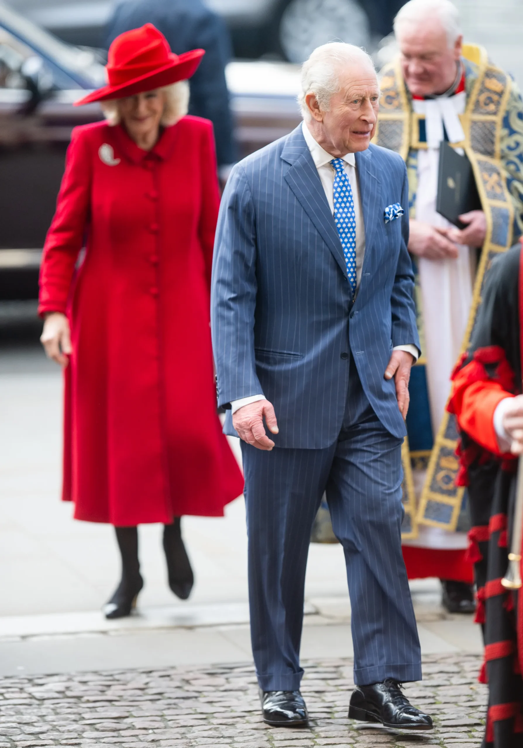 King Charles III and Queen Camilla attend the Commonwealth Day Service.