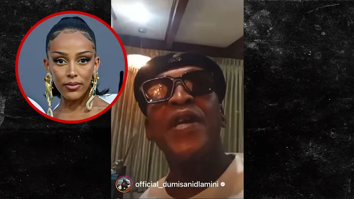 Dumisani Dlamini speaking in an Instagram video
