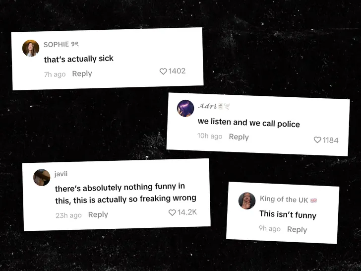 Screenshots of TikTok comments reacting to Gypsy Rose Blanchard's confession video